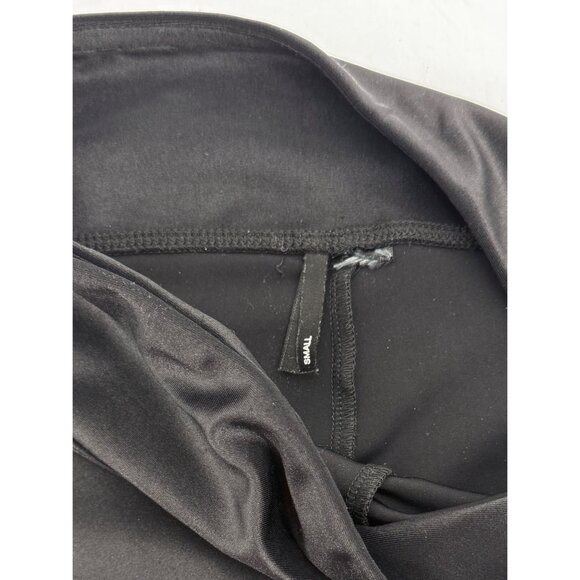 Koral Black Shiny High Waist Sexy Casual Athletic Athleisure Wear Leggings - Picture 12 of 14